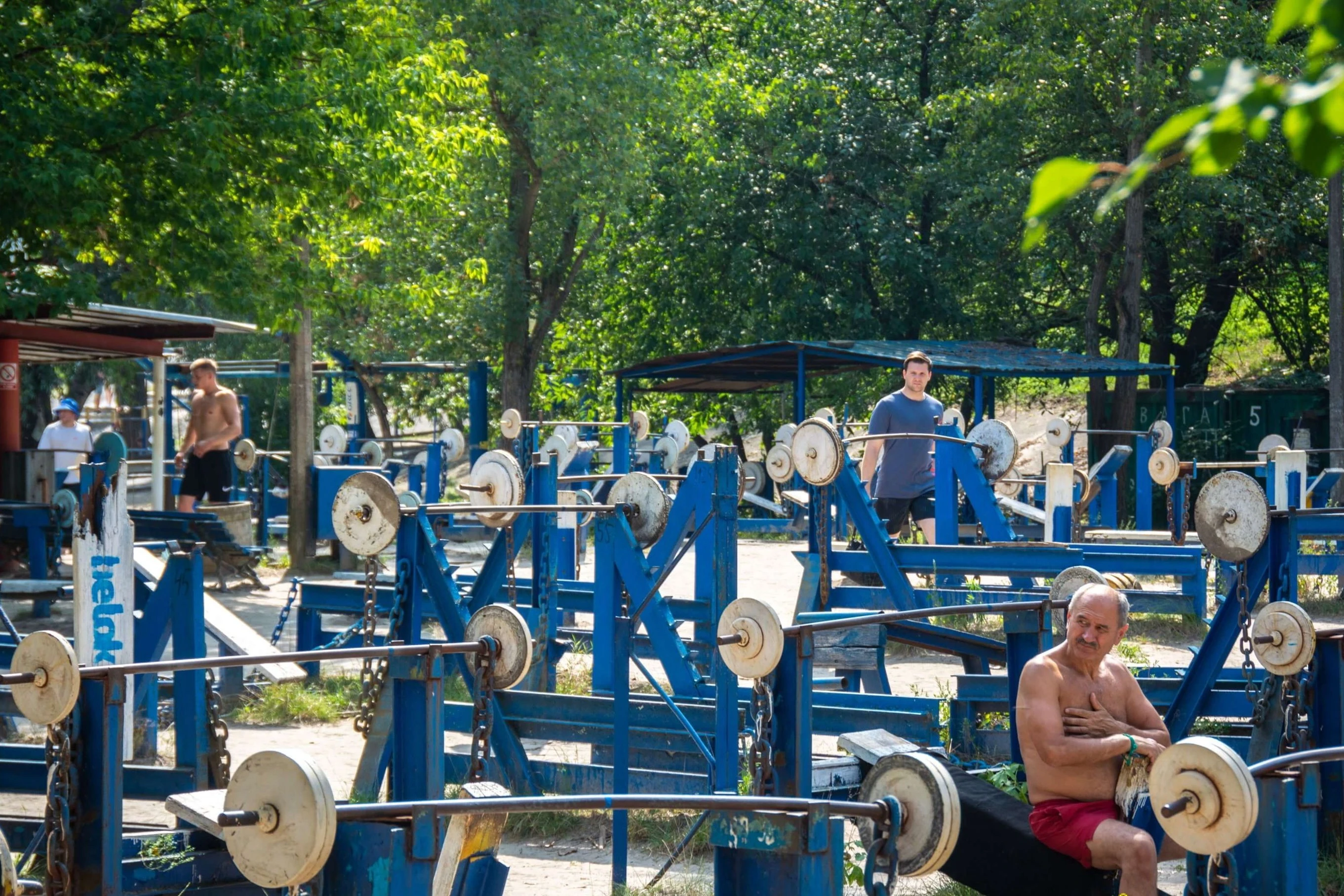 Outdoor-Fitnessbereich Hydropark, Kyiv - Foto 1