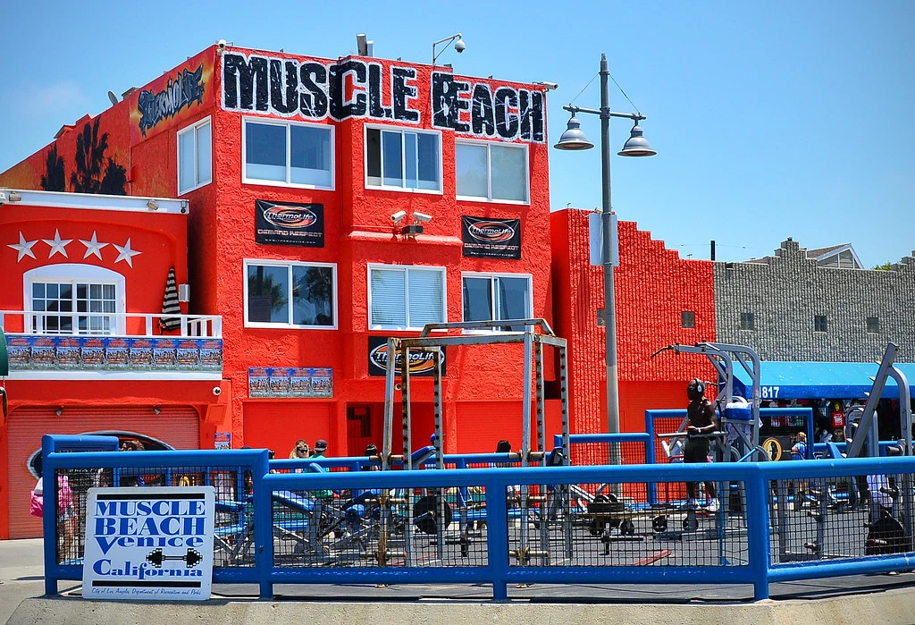 Outdoor-Fitnessbereich Muscle Beach, Venice - Foto 1