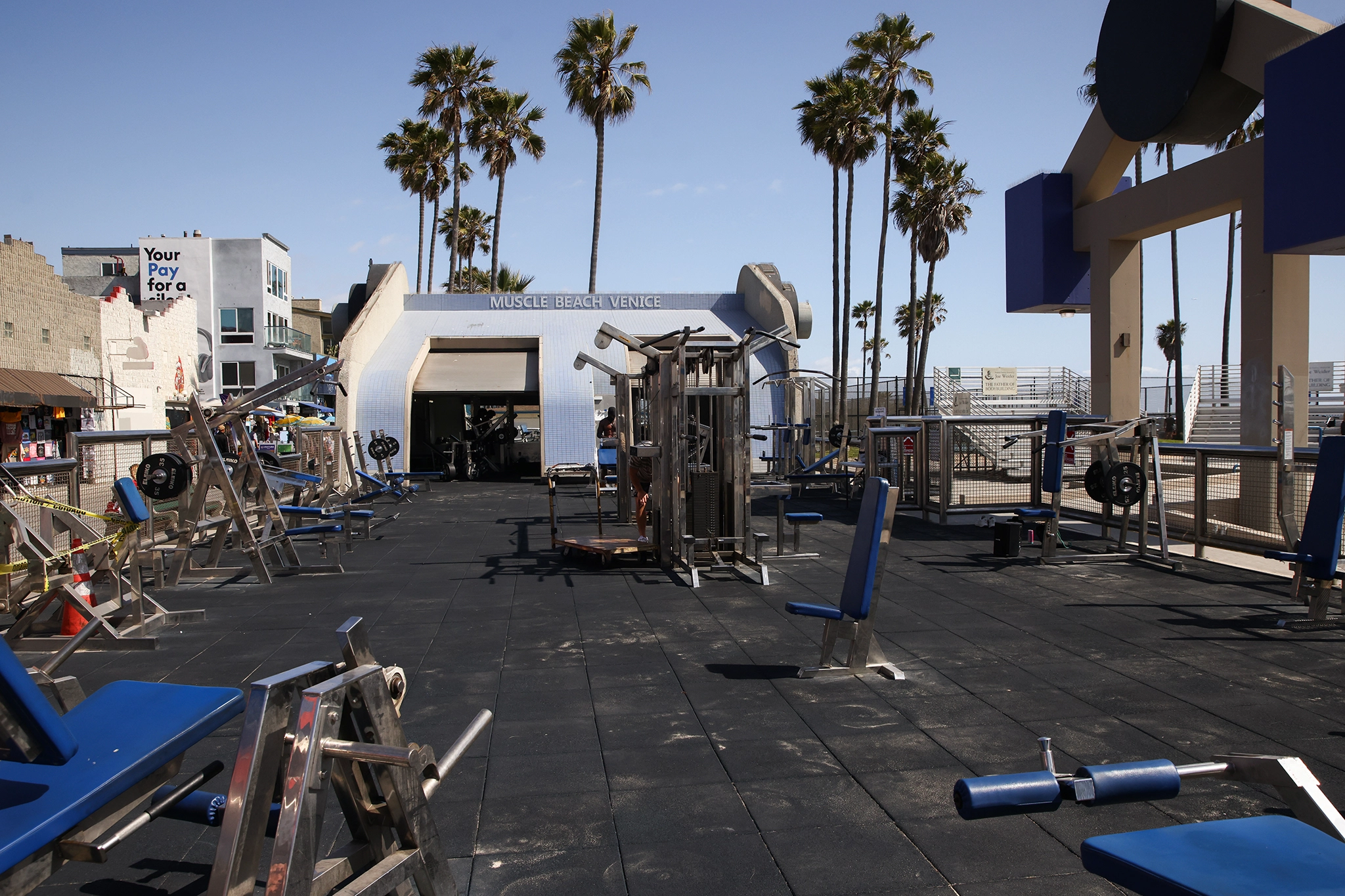 Outdoor-Fitnessbereich Muscle Beach, Venice - Foto 2